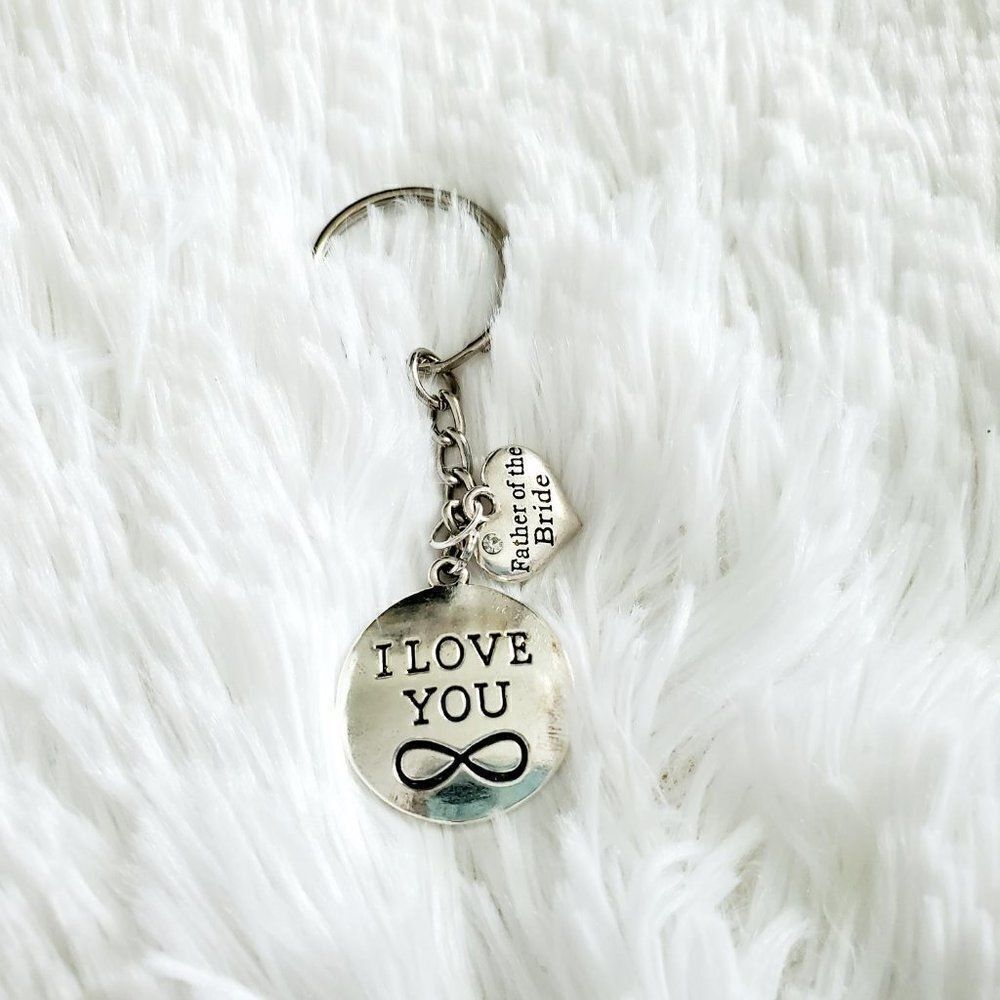 Father of the Bride Keychain, Wedding Keepsake Gift - Picture 6 of 10